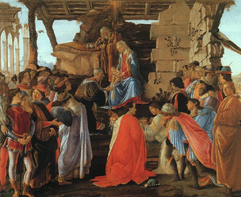 Sandro Botticelli The Adoration of the Magi oil painting image